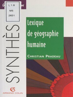 cover image of Lexique de géographie humaine